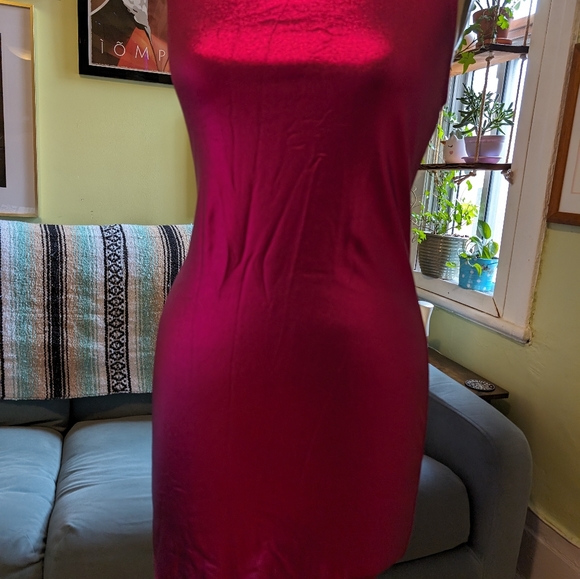 Barbiecore Bodycon Dress - Picture 2 of 5